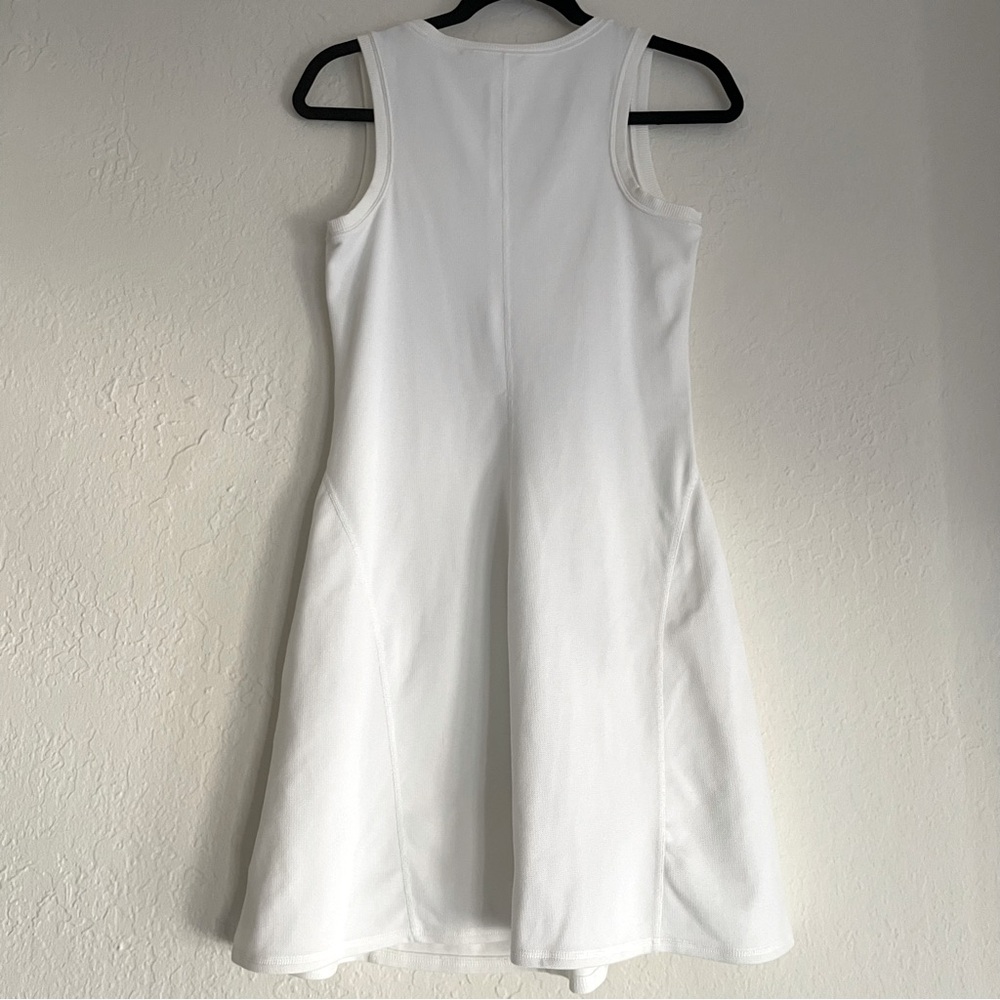 Athleta Piqué Dress in Bright White. Size Small - Picture 3 of 6
